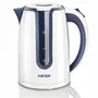 Haeger Hot Blue Hervidor eléctrico 2200W 1.7L sin cables cuerpo inox base rotativa 360º